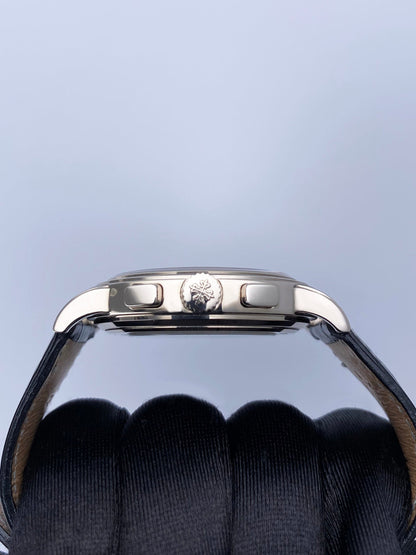 Patek Philippe Complications Chronograph 5070G Silver Dial Mens Watch Box Papers