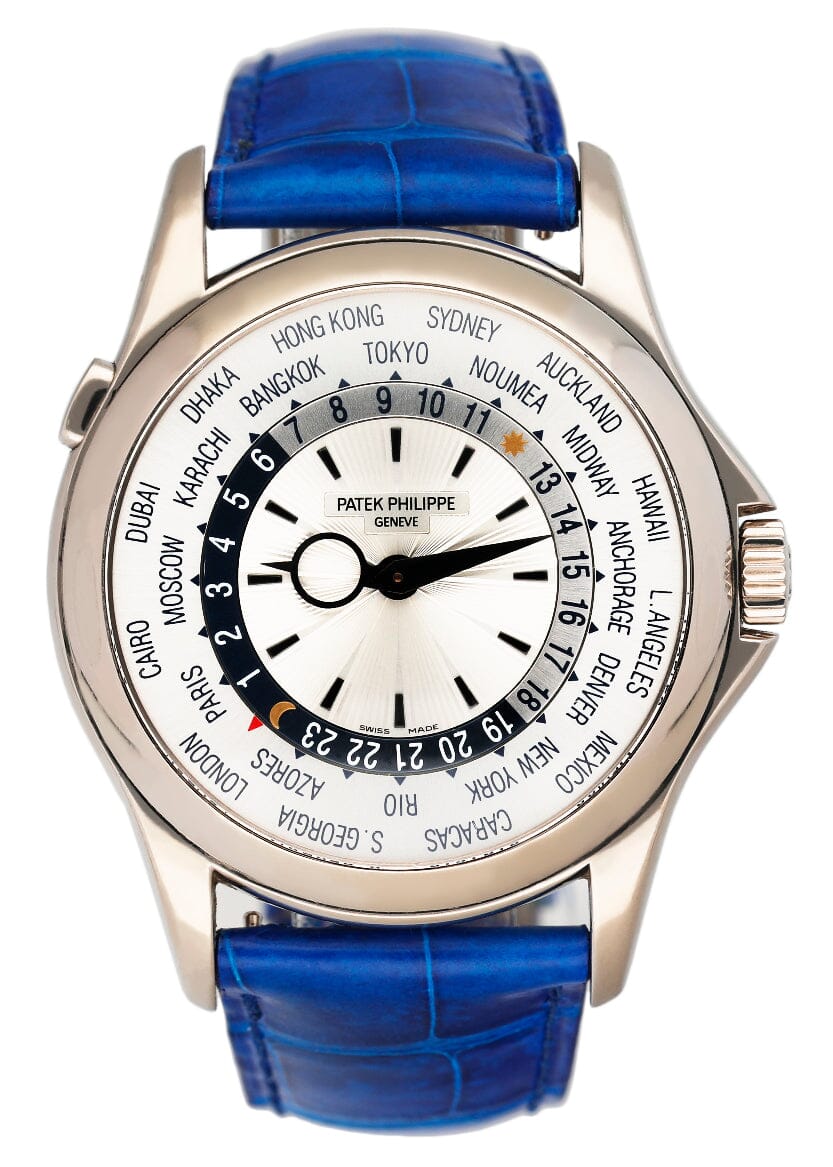 Patek Philippe Complications World Time 5130G Mens Watch Box Papers