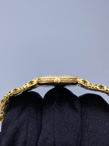 Patek Philippe Ellipse 4698/1 Diamond 18K Yellow Gold Ladies Watch With Archives