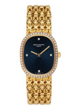 Patek Philippe Ellipse 4698/1 Diamond 18K Yellow Gold Ladies Watch With Archives