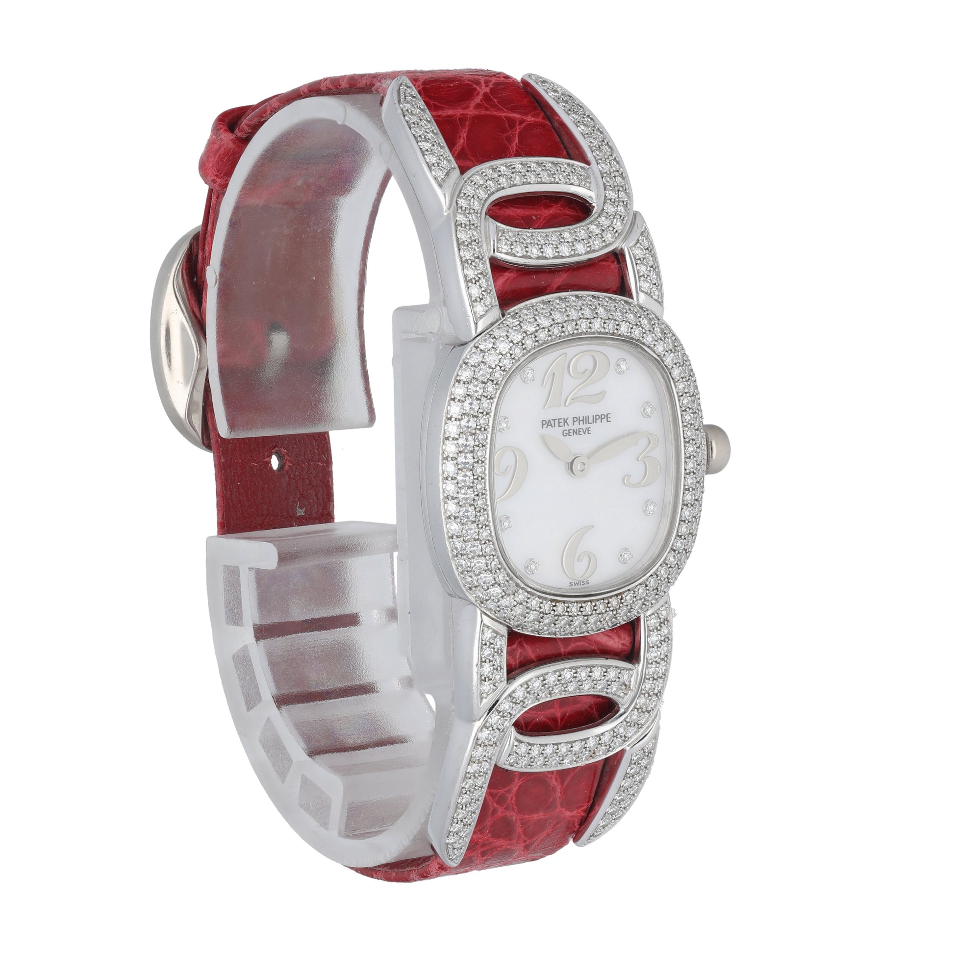 Patek Philippe Ellipse 4832G MOP White Gold Diamond Ladies Watch - Virtual