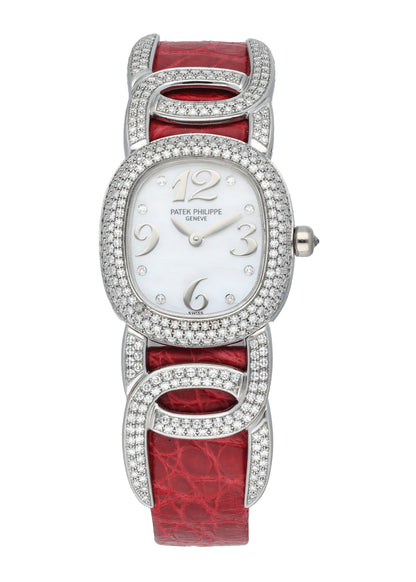 Patek Philippe Ellipse 4832G MOP White Gold Diamond Ladies Watch - Virtual