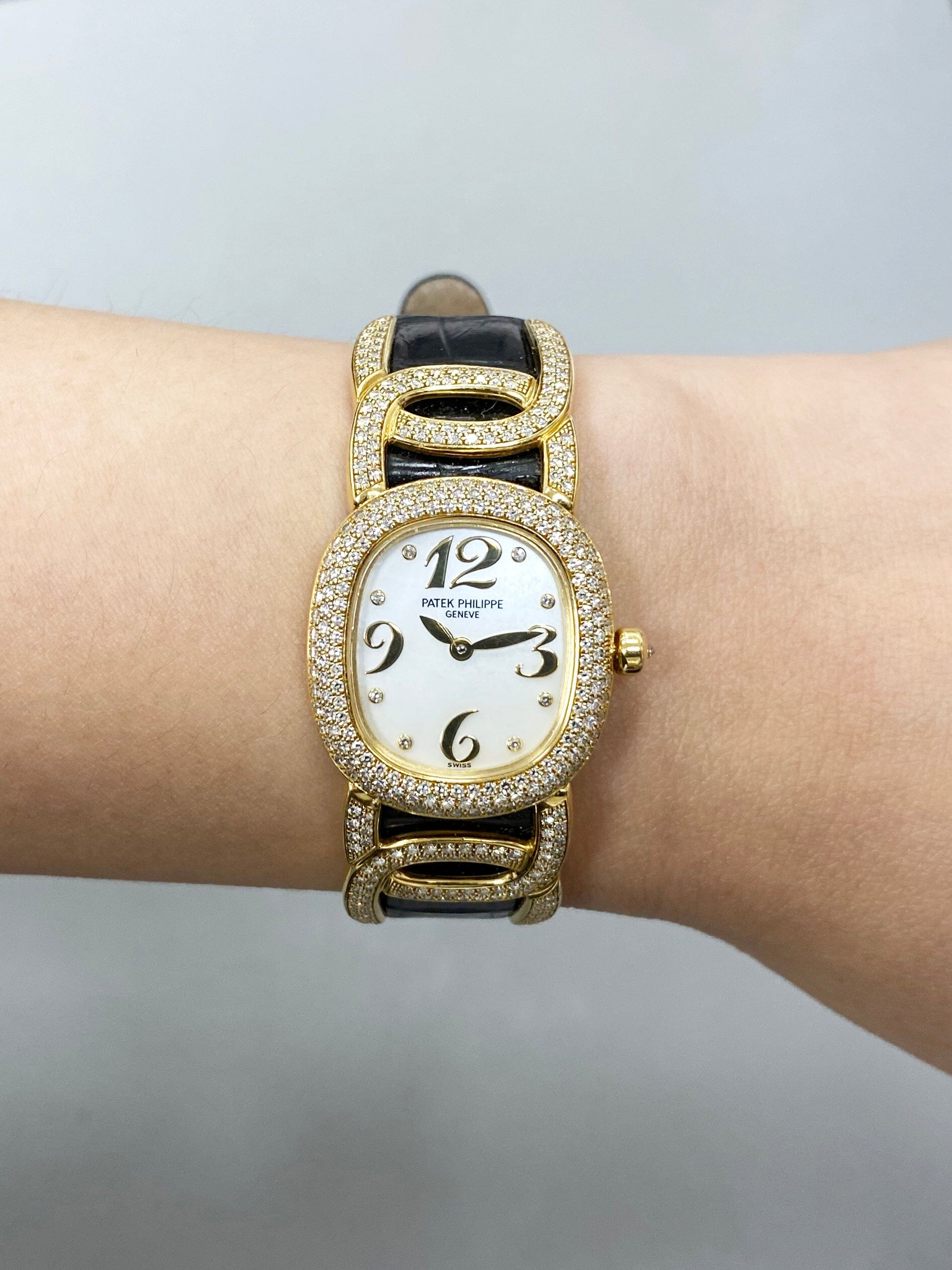 Patek Philippe Golden Ellipse 4832 MOP Diamond Ladies Watch - Watches