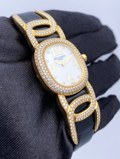 Patek Philippe Golden Ellipse 4832 MOP Diamond Ladies Watch - Watches