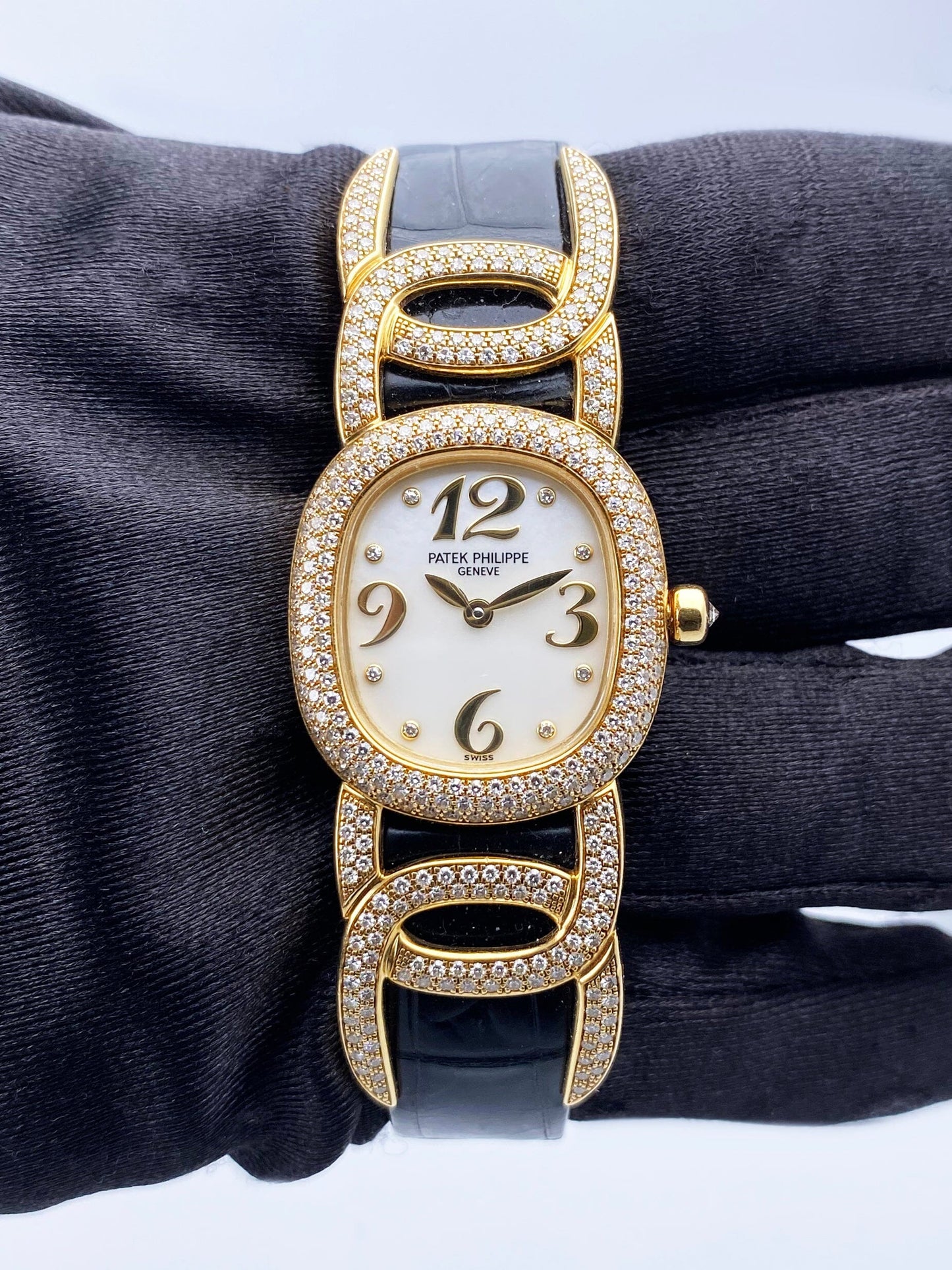 Patek Philippe Golden Ellipse 4832 MOP Diamond Ladies Watch - Watches