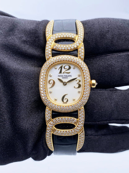 Patek Philippe Golden Ellipse 4832 MOP Diamond Ladies Watch - Watches