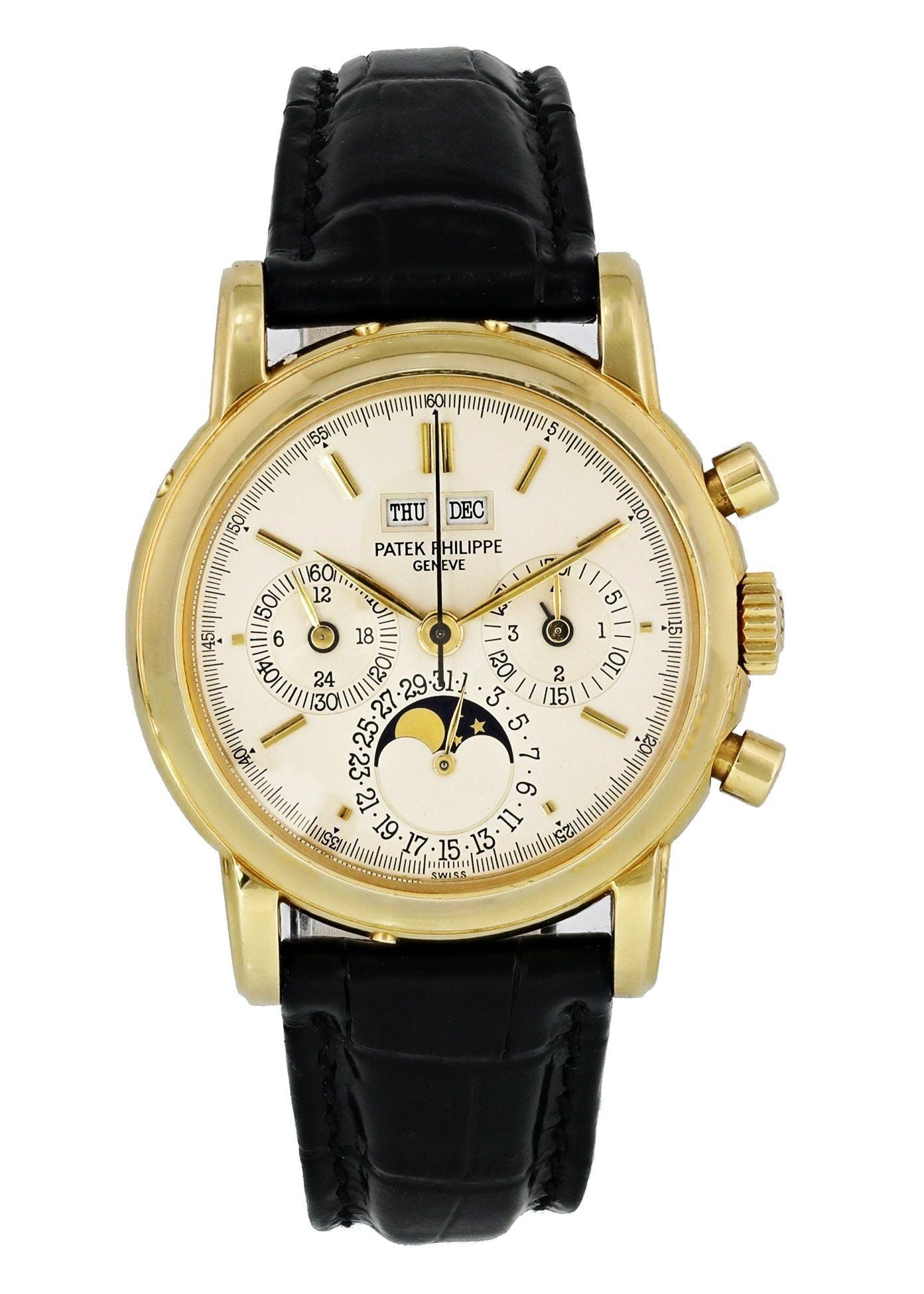Patek Philippe Grand Complications 3970J Perpetual Calendar Chronograph Mens Watch - Virtual