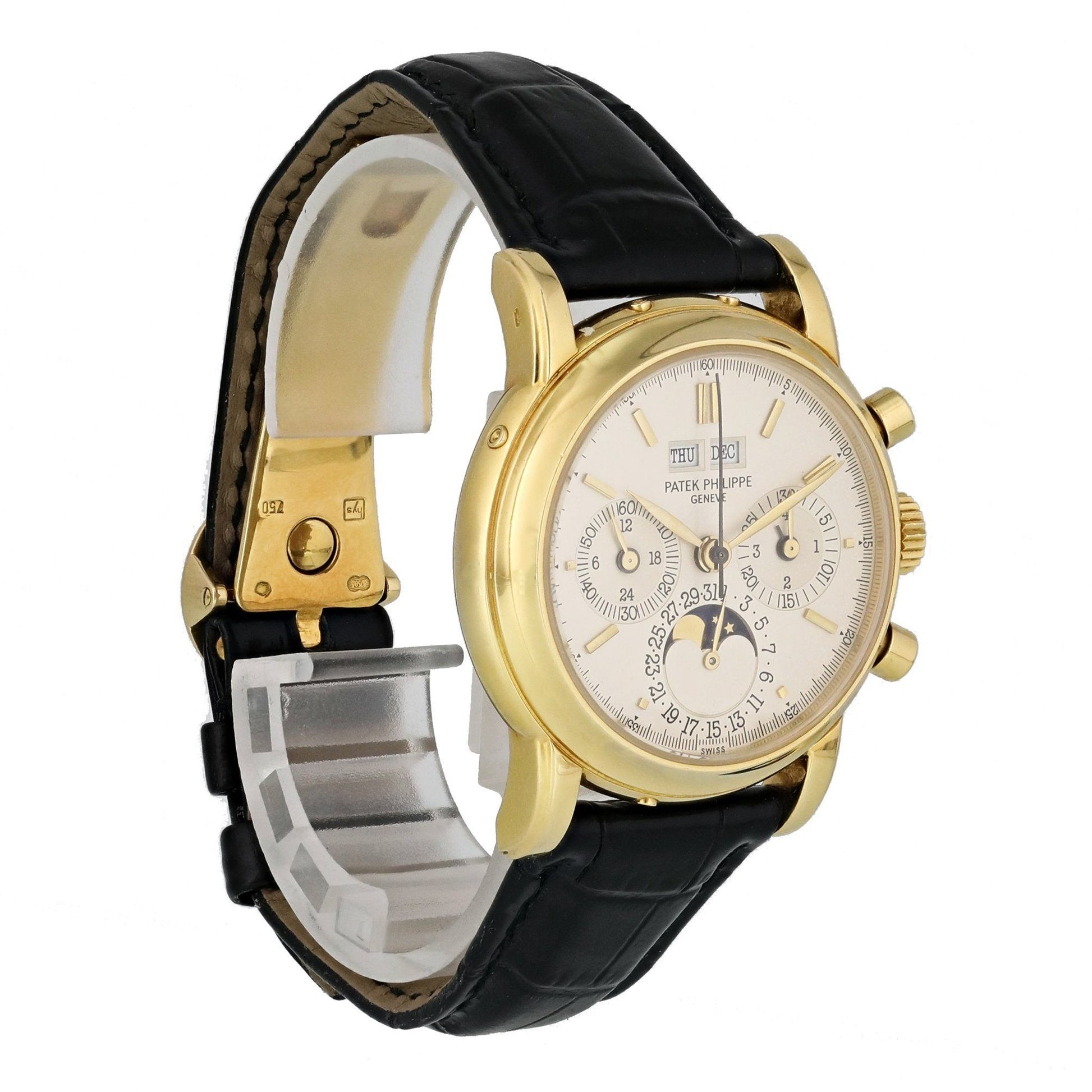 Patek Philippe Grand Complications 3970J Perpetual Calendar Chronograph Mens Watch - Virtual