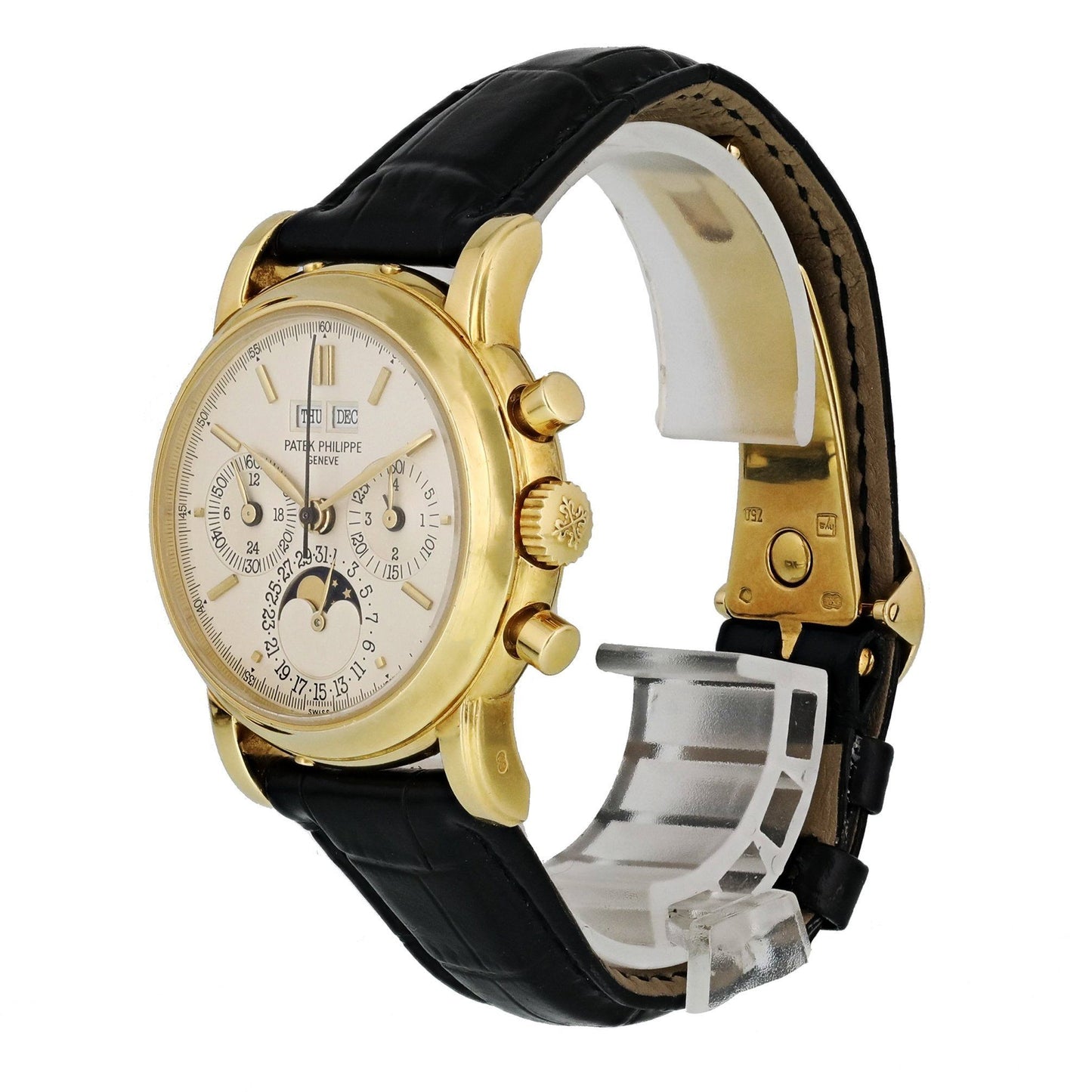Patek Philippe Grand Complications 3970J Perpetual Calendar Chronograph Mens Watch - Virtual