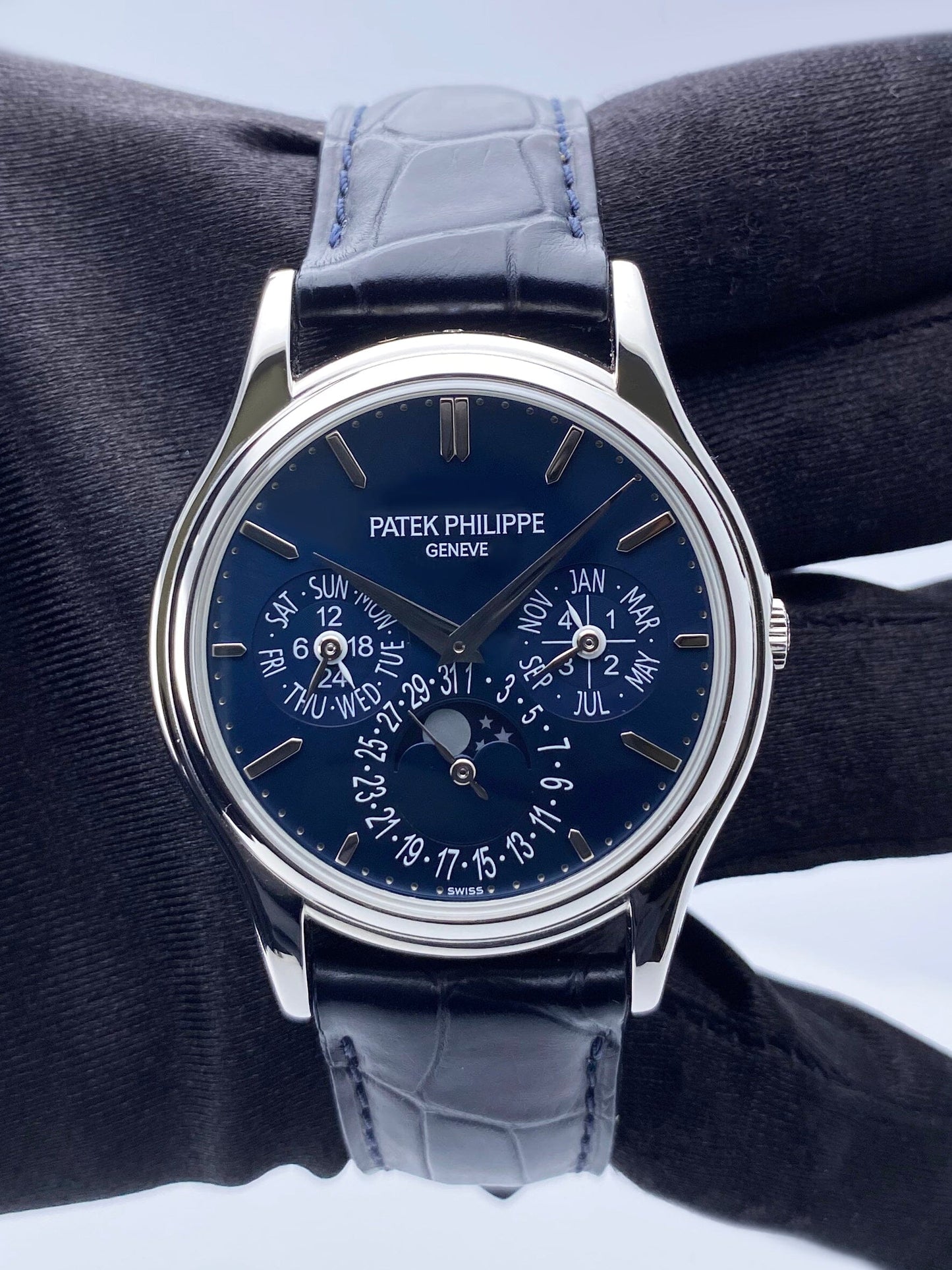 Patek Philippe Grand Complications 5140P-001 Blue Dial Mens Watch