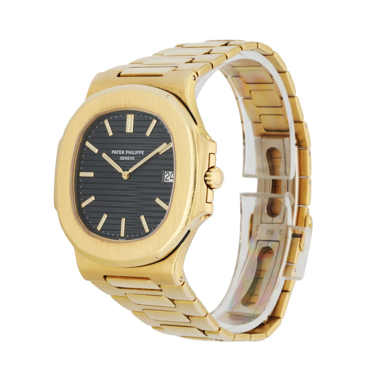 Patek Philippe Nautilus 3700/11J Jambo 18K Yellow Gold Men’s Watch - Virtual