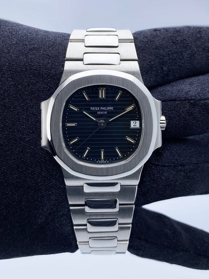Patek Philippe Nautilus 3800/1 Blue Dial Mens Watch With Papers