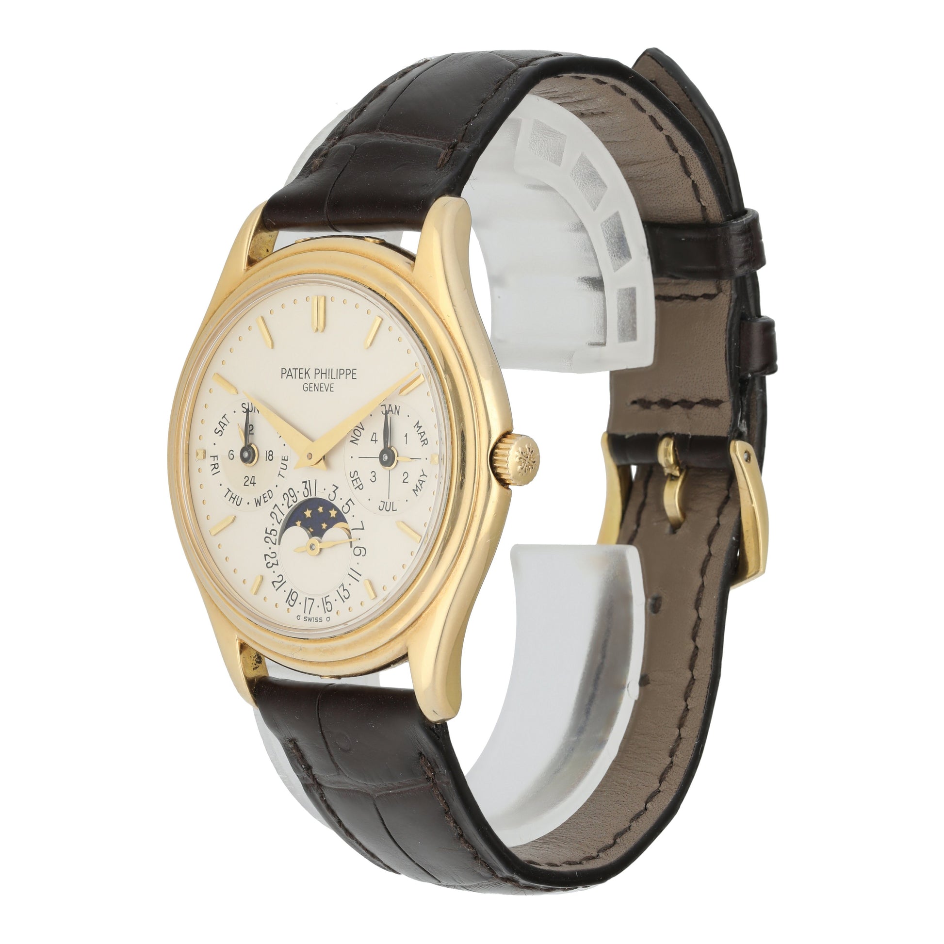 Patek Philippe Perpetual Calendar 3940 18k Yellow Gold Men's Watch