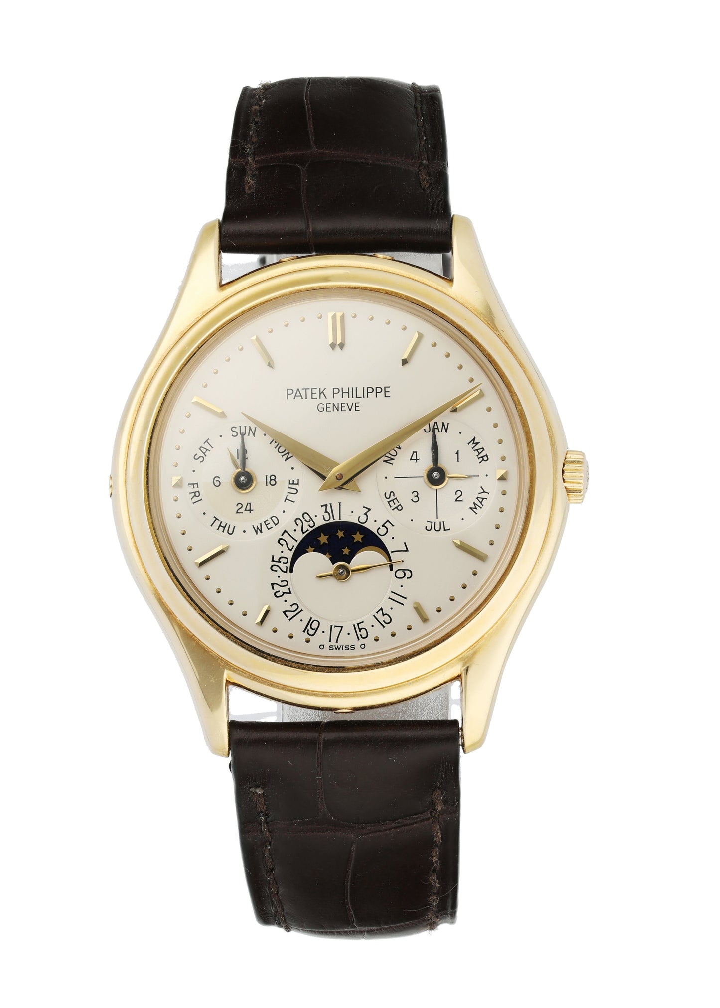 Patek Philippe Perpetual Calendar 3940 18k Yellow Gold Men's Watch