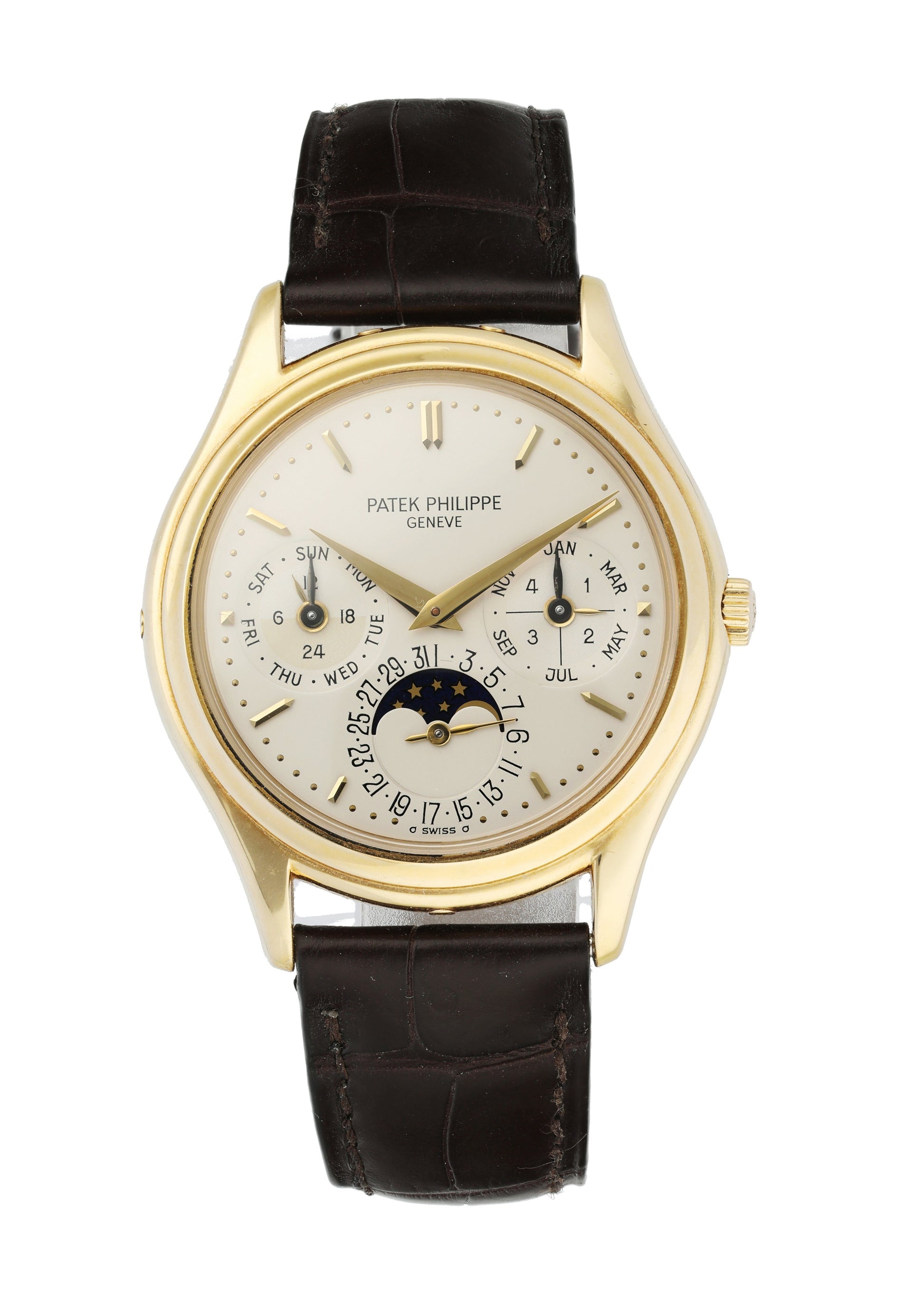 Patek Philippe Perpetual Calendar 3940 18k Yellow Gold Men's Watch