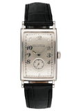 Patek Philippe Platinum Curved Rectangular Art Deco Mens Watch