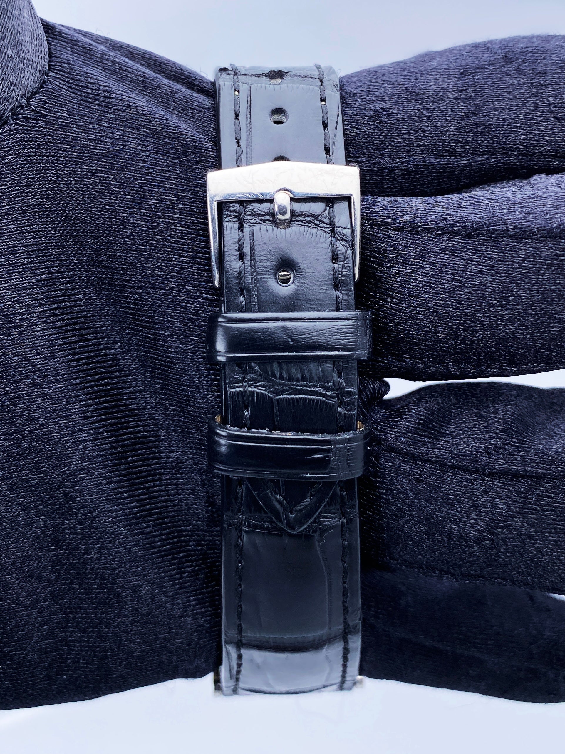 Patek Philippe Platinum Curved Rectangular Art Deco Mens Watch