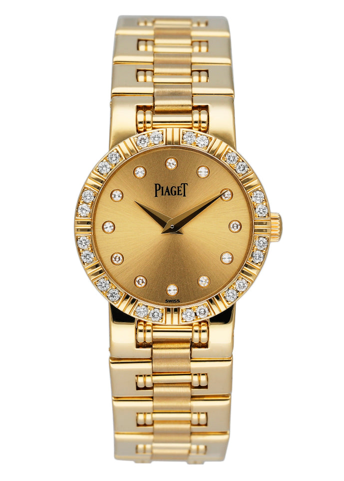 Piaget ゴールド ダイヤモンド ブレスレットウォッチ Piaget 'Opal' Yellow Gold Dress Watch – Analog:Shift