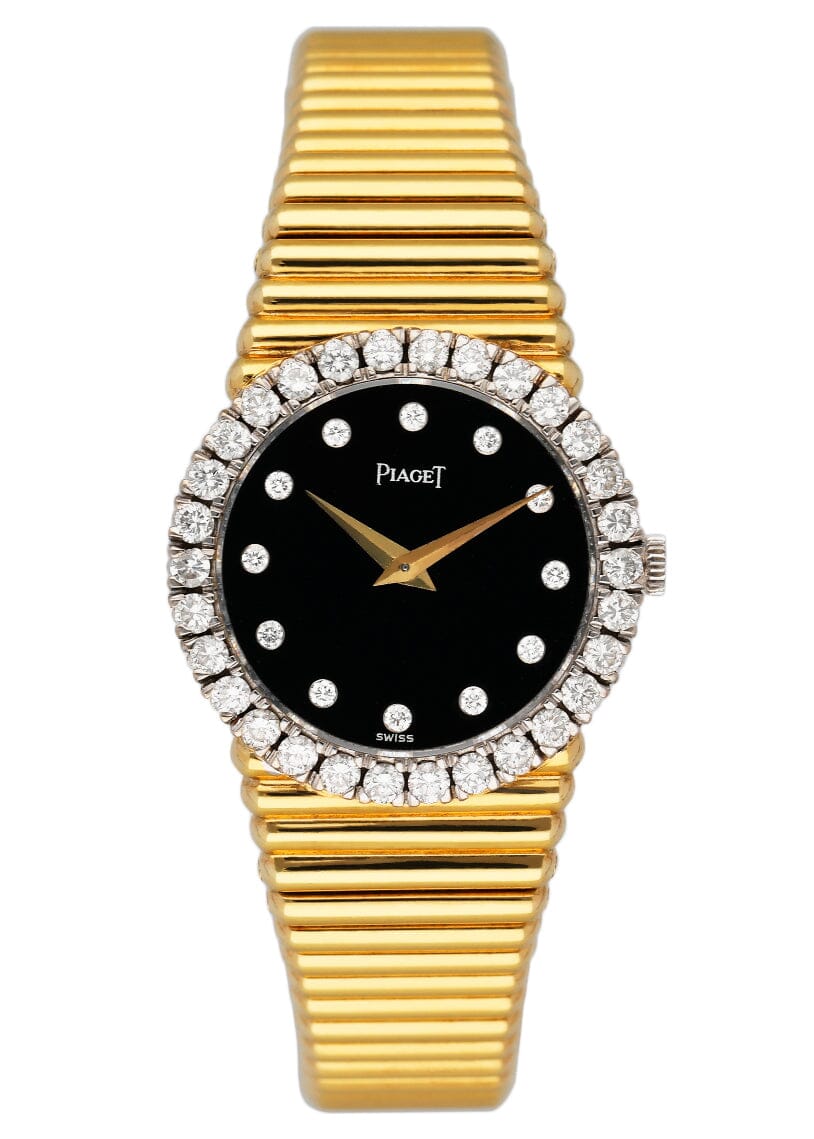 Piaget Dancer 9190 Diamond Onyx Dial Ladies Watch - Virtual