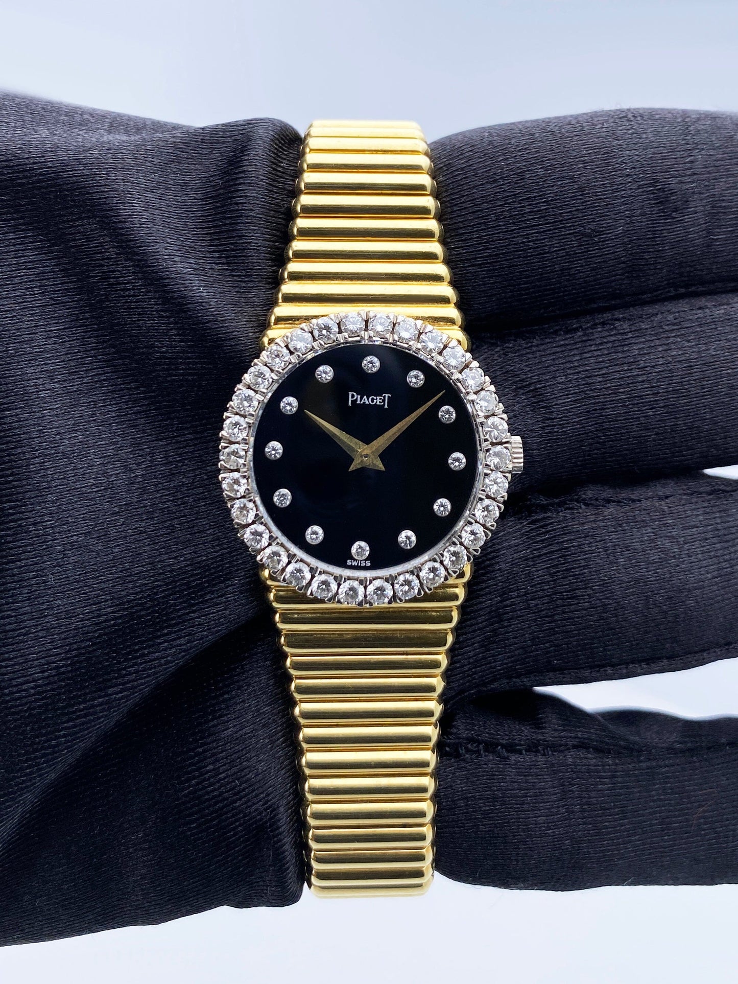Piaget Dancer 9190 Diamond Onyx Dial Ladies Watch - Virtual