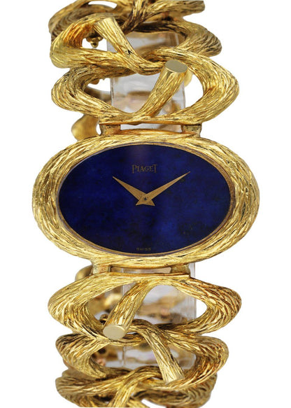 Piaget Esclave 9850 D 71 Lapis Lazuli Dial Ladies Watch