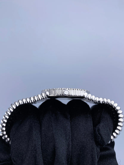 Piaget Polo 18K White Gold Diamond Onyx Ladies Watch