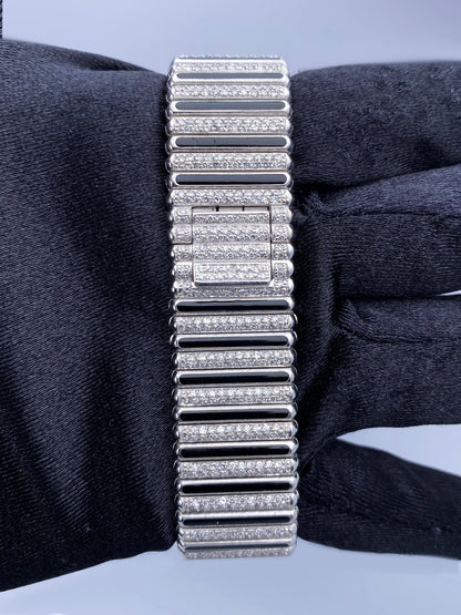 Piaget Polo 18K White Gold Diamond Onyx Ladies Watch