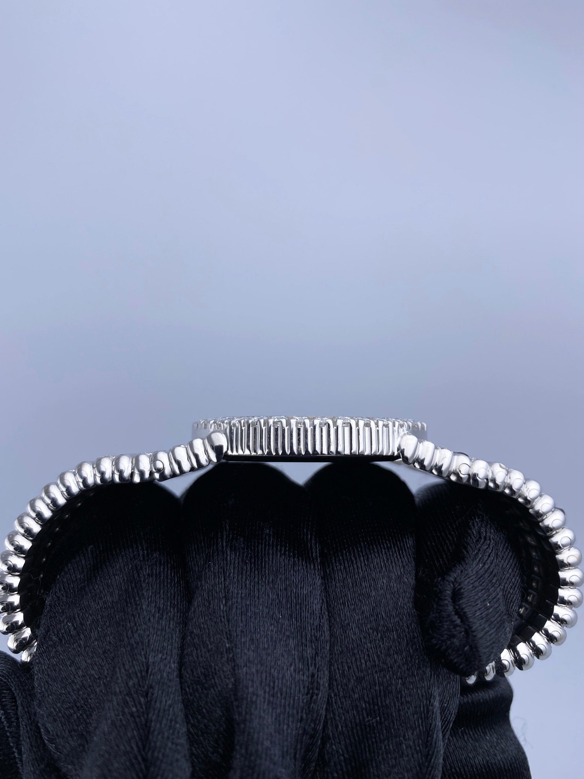 Piaget Polo 18K White Gold Diamond Onyx Ladies Watch
