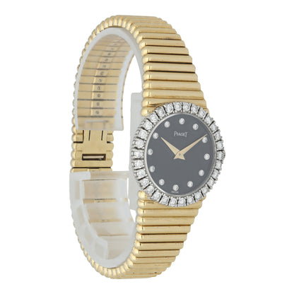 Piaget Dancer 9190 Diamond Onyx Dial Ladies Watch - Virtual