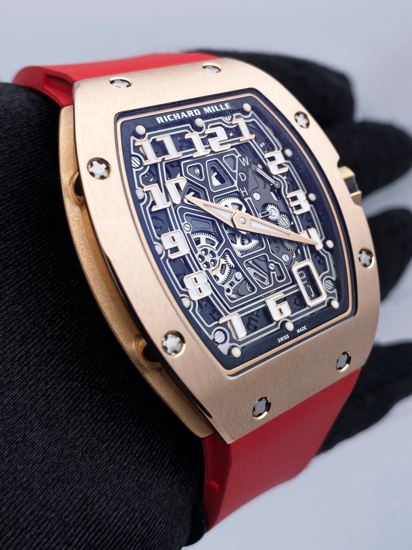 Richard Mille Extra Flat RM 67-01 Rose Gold Mens Watch Box Papers