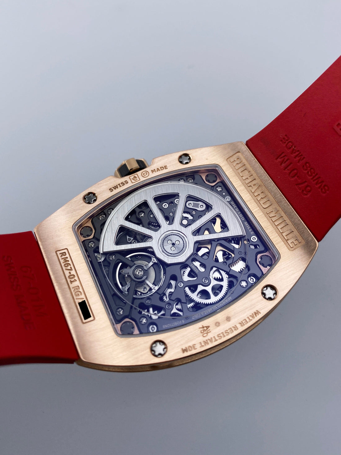 Rose Gold Fake Richard Mille Price RM11-03 Replica Flyback Chrono