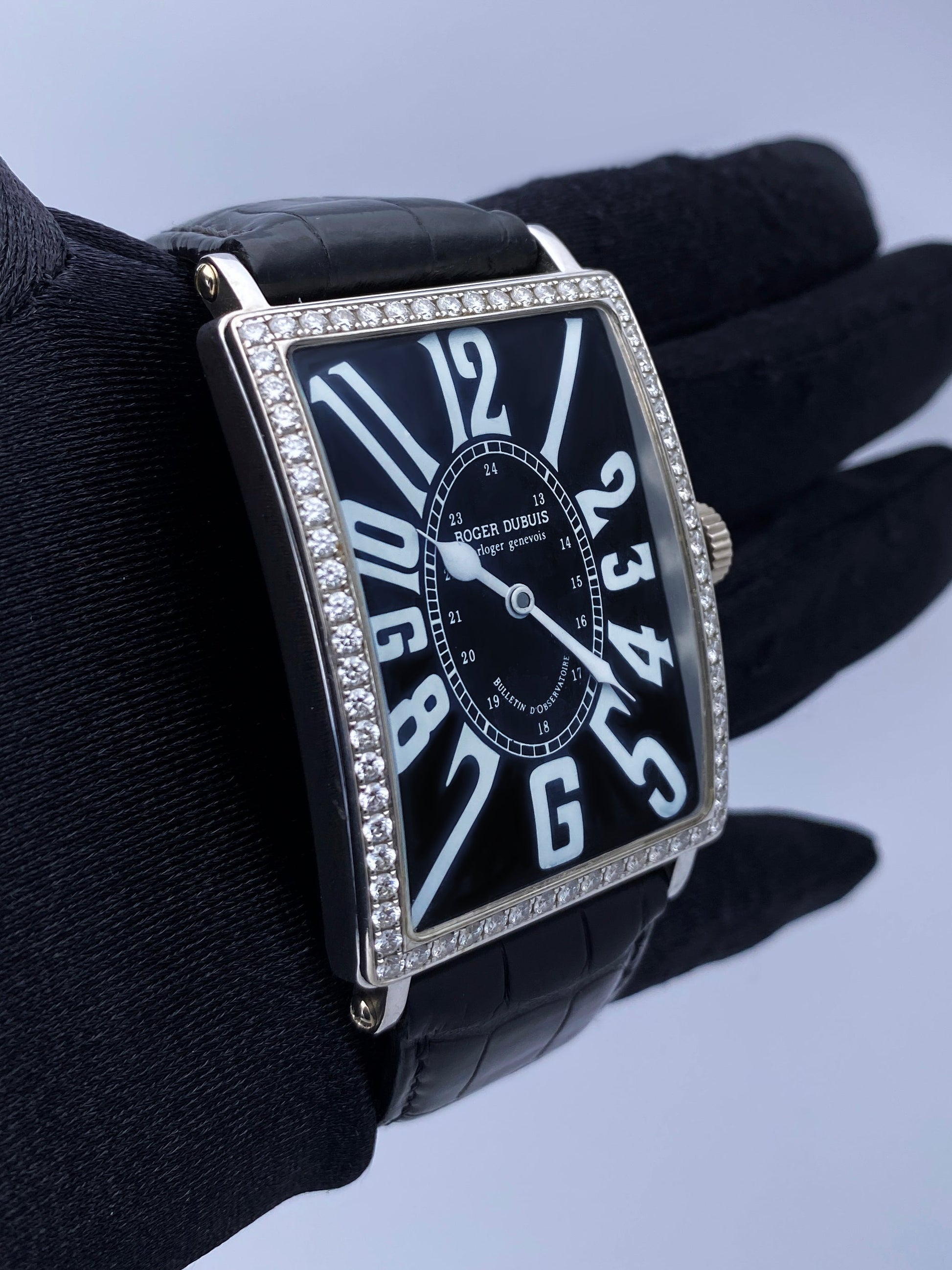 Roger Dubuis Horloger Genevois 18K White Gold Mens Watch Limited - Wristwatch