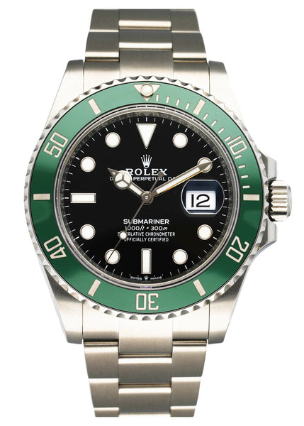 2021 Rolex Submariner GREEN KERMIT Ceramic Steel Black 41mm 126610 LV