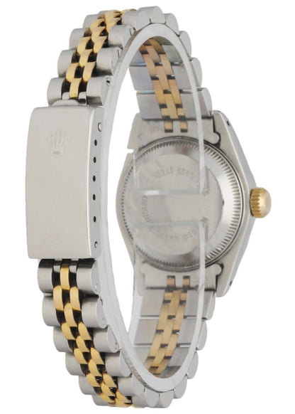 Rolex 69173 Stainless Steel & 18K Yellow Gold Diamond Dial Ladies Watch - Wristwatch