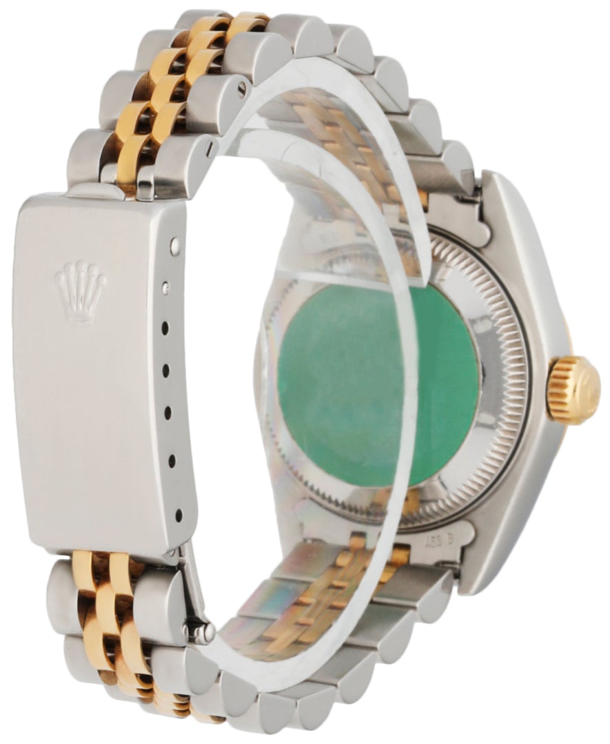 Rolex 69173 Stainless Steel & 18K Yellow Gold Diamond Dial Ladies Watch
