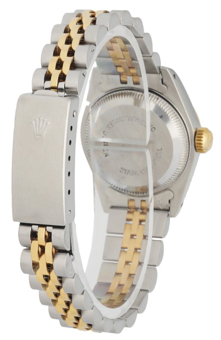 Rolex 69173 Stainless Steel & 18K Yellow Gold Diamond Dial Ladies Watch - Wristwatch