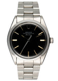 Rolex Air-King 5500 Black Dial Mens Watch With Box & Papers