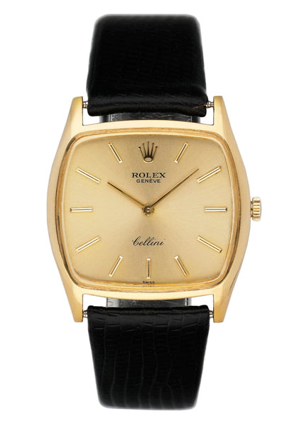 Rolex Cellini 3805 Champagne Dial 18K Yellow Gold Mens Watch – Phigora