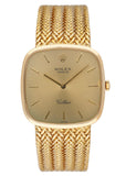 Rolex Cellini 4311 Champagne Dial 18K Yellow Gold Watch Box Papers