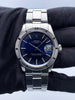 Rolex Date 1501 Blue Dial Steel Vintage Mens Watch