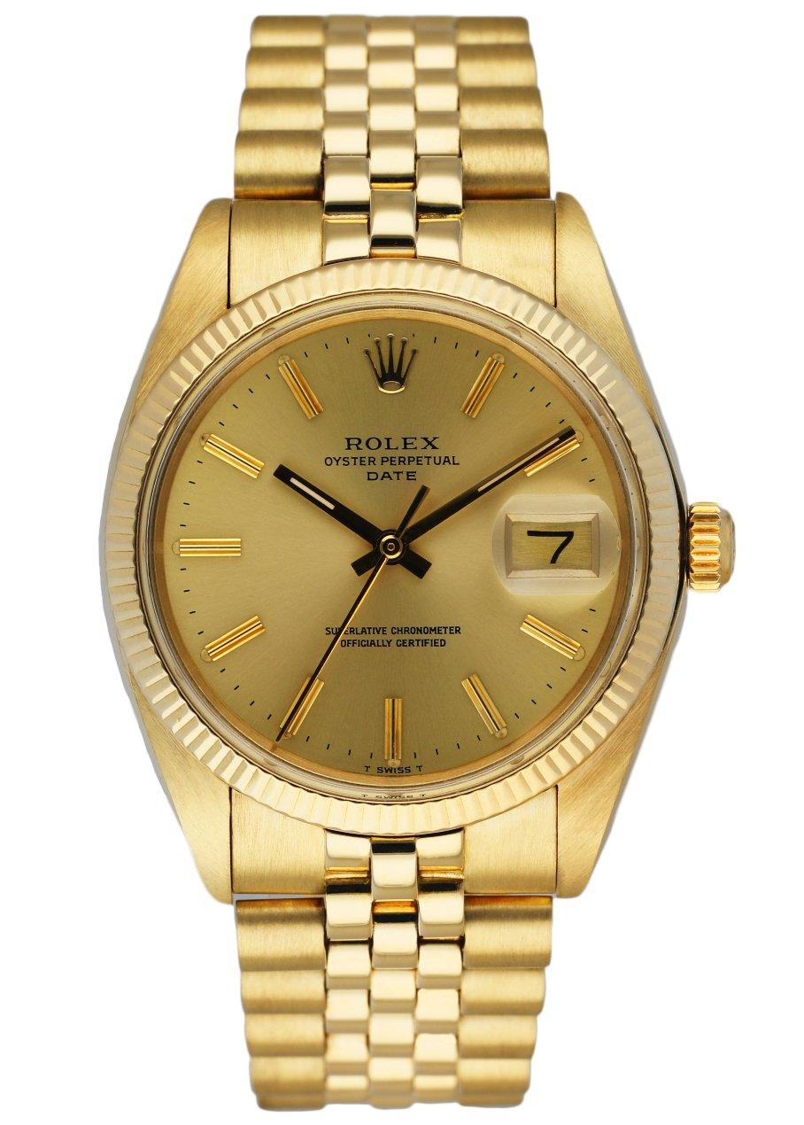 Rolex Date 1501 Vintage 14k Yellow Gold Men’s Watch - Wristwatch