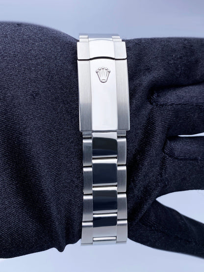Rolex Datejust 116200 Diamond Blue Anniversary Dial Mens Watch Box Papers