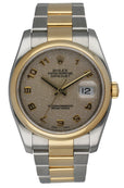 Rolex DateJust 116203 Anniversary Dial Two Tone Men’s Watch - Wristwatch