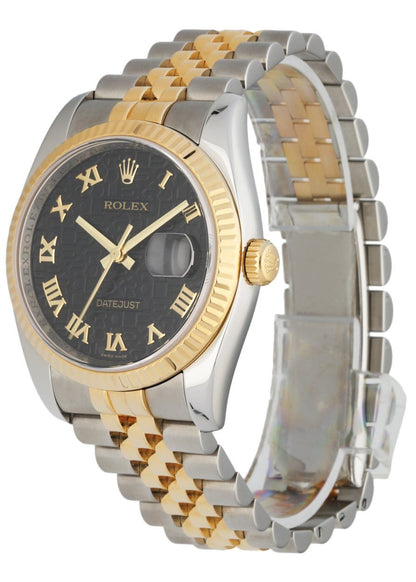 Rolex Datejust 116233 Anniversary Dial Men's Watch Box & Papers