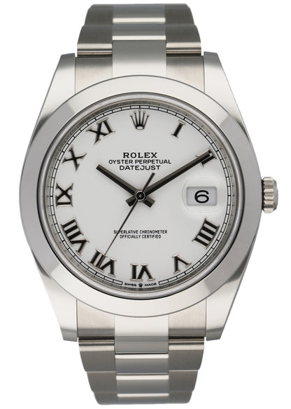 Rolex Datejust 126300 Stainless steel Men's Watch Box & Papers