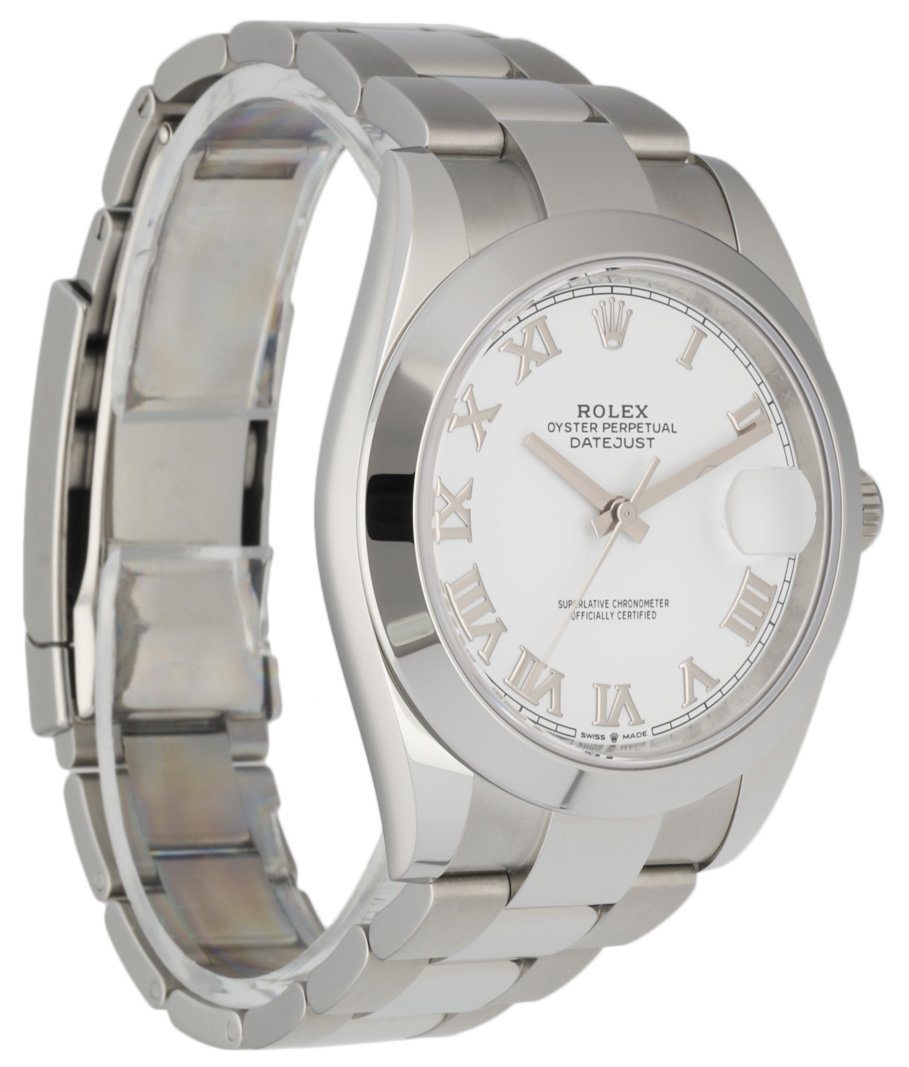 Rolex Datejust 126300 Stainless steel Men's Watch Box & Papers