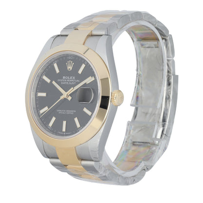 Rolex Datejust 126303 Black Dial Mens Watch Box Paper - Virtual