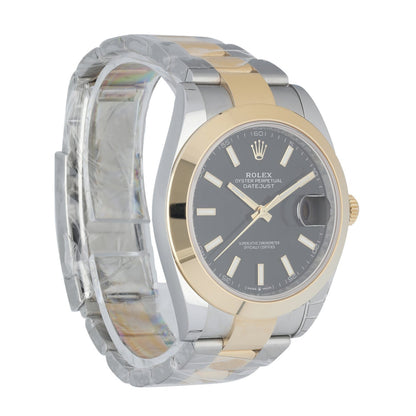 Rolex Datejust 126303 Black Dial Mens Watch Box Paper - Virtual
