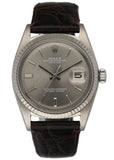 Rolex Datejust 1601 18K White Gold Vintage Men's Watch