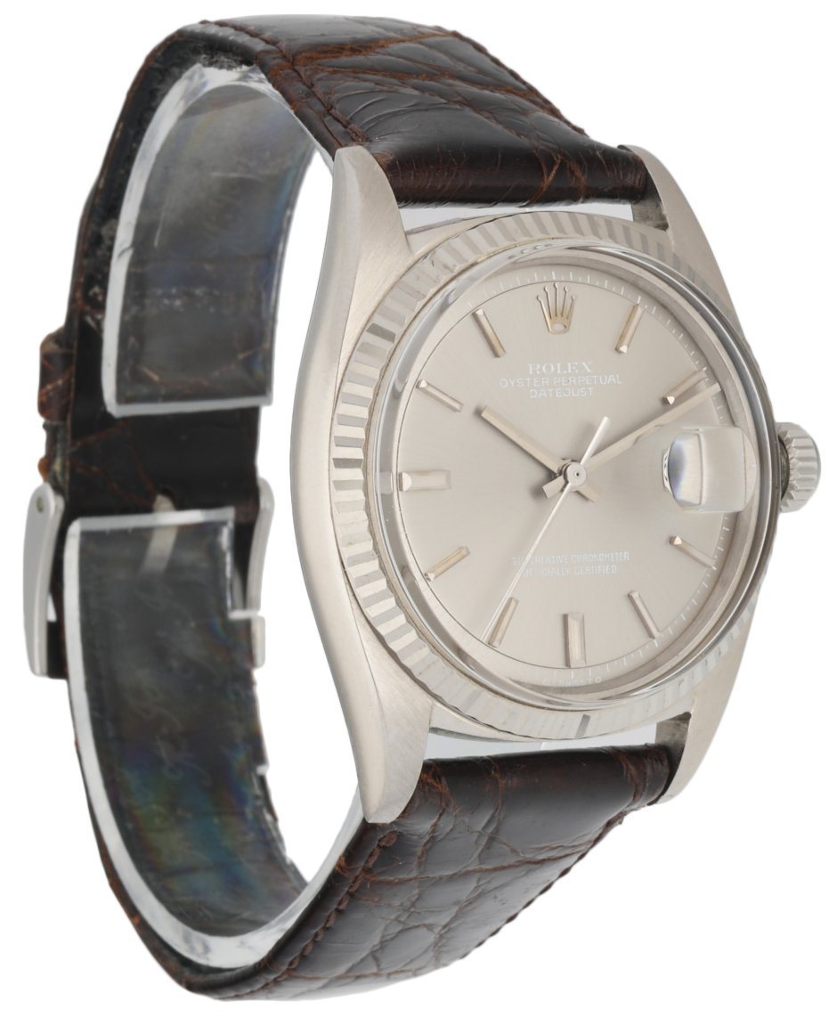 Rolex Datejust 1601 18K White Gold Vintage Men's Watch